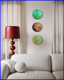 Lush Vortex Drops Painting 8x 8x 5