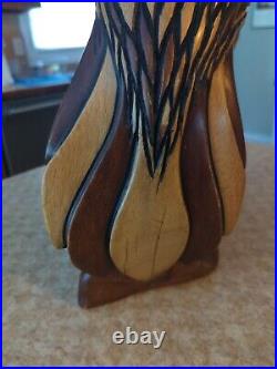 MASSIVE hand carved eagle, Wood, Over 3 Feet Tall, LOCAL PICKUP ONLY