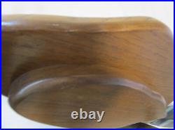 MCM Wall Art Oak Wood & Metal Peacocks 2 1Handcrafted Masketeers style 34L 1960