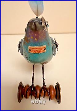 MULLANIUM Bird on SPINDLE Wheels by JIM and TORI MULLAN Rare NEW never displayed