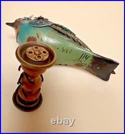 MULLANIUM Bird on SPINDLE Wheels by JIM and TORI MULLAN Rare NEW never displayed