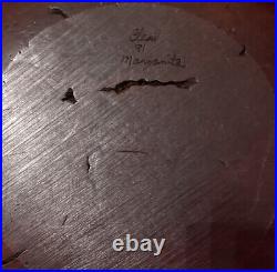Manzanita Burl Wood Art/Vessel Carving Live Edge Wood Vintage 1991 Signed