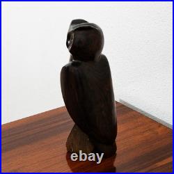 Mid Century Danish Modern Artisan Carved Owl Sculpture Solid Rosewood Mcm Studio Mid Century Danish Modern Artisan Carved Owl Sculpture Solid Rosewood Mcm Studio