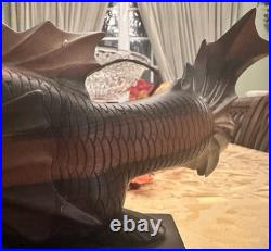 Mid Century Hand Carved Wooden Fish 14 Long Vintage