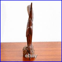 Mid Century Modern Fish Sculpture Carved Solid Rosewood Studio Made Swordfish Mid Century Modern Fish Sculpture Carved Solid Rosewood Studio Made Swordfish