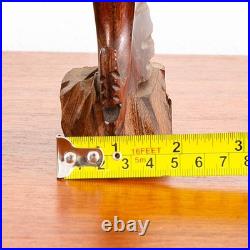 Mid Century Modern Fish Sculpture Carved Solid Rosewood Studio Made Swordfish Mid Century Modern Fish Sculpture Carved Solid Rosewood Studio Made Swordfish