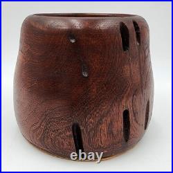 Mid-Century Modern Hand Carved Burl Wood Vessel Organic Studio Art Sculpture Mid-Century Modern Hand Carved Burl Wood Vessel Organic Studio Art Sculpture
