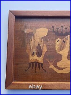 Mid Century Modern Sculpture Wood Carving Cubism King Abstract Expressionism