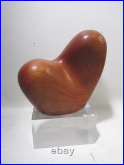 Midcentury Biomorphic Carved Teak Sculpture Denver Colorado Danish Modern