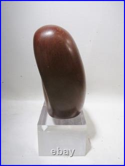 Midcentury Biomorphic Carved Teak Sculpture Denver Colorado Danish Modern