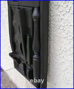 Modern Abstract Brutalist Cubist Wood Louise Nevelson Style Wall Art Sculpture