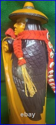 Mother and Child Carving by Pacific Northwest Indigenous Artist Vic Veadg SIGNED