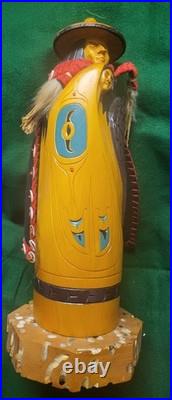 Mother and Child Carving by Pacific Northwest Indigenous Artist Vic Veadg SIGNED