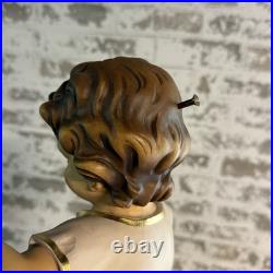 NEW Bergland Baby Jesus IHS 36cm (14in) Gold Leaf Italian Wood Carving Sculpture