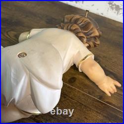 NEW Bergland Baby Jesus IHS 36cm (14in) Gold Leaf Italian Wood Carving Sculpture