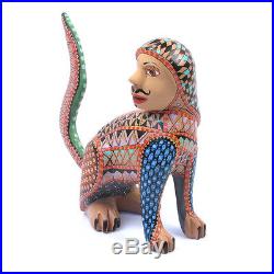 Nahual Oaxacan Alebrije Wood Carving Handcrafted Mexican Folk Art Sculpture