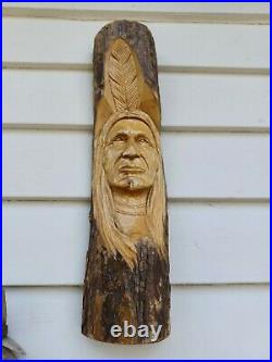 Native American Carving GW Wilkerson