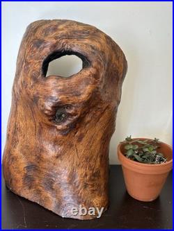 Natural Burl Wood Sculptural Form Organic Modern Decor One of a Kind 19 Natural