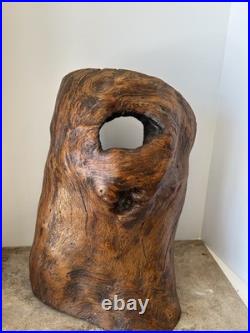 Natural Burl Wood Sculptural Form Organic Modern Decor One of a Kind 19 Natural
