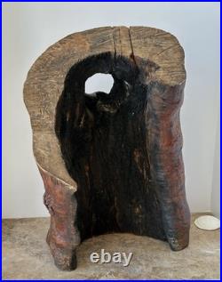 Natural Burl Wood Sculptural Form Organic Modern Decor One of a Kind 19 Natural