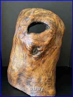 Natural Burl Wood Sculptural Form Organic Modern Decor One of a Kind 19 Natural