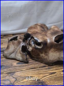 Natural Wood Burl Art Deco Piece
