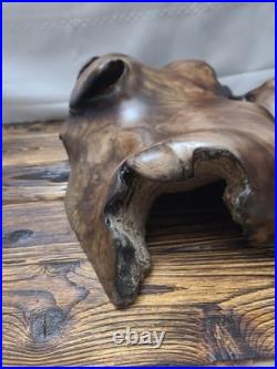 Natural Wood Burl Art Deco Piece