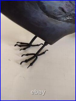 New England Home Décor Carved Crow Carving Maine Art