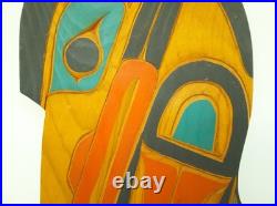 North Coast George Matilpi wood carving Kwakiutl Raven First Nations