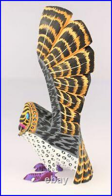Oaxacan Wood Carving Eleazar Morales Owl Bird Oaxaca Mexican Folk Art Alebrije