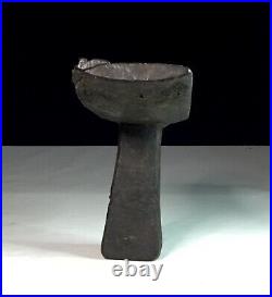 Old Antique African Tribal Art Ashanti Stool Carving Wood Ghana Africa