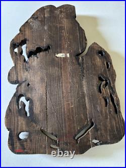 Old Primitive Large Medieval Knight Hand Carved Wood Carving Sculpture PICKUP