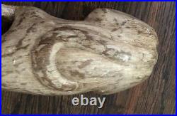 Old Vintage Outsider ART Glass Eye Cat Wood Carving FOLK ART Old Vintage Outsider ART Glass Eye Cat Wood Carving FOLK ART