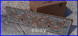 Old or Antique Tahiti Wood Carving Panel Tropical Tribal Oceanic