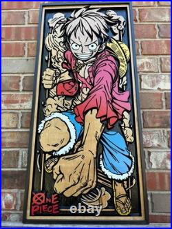 One Piece Luffy Wood Art 3D Wood Art Anime Art- Pirate King- Anime Wood