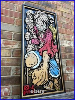 One Piece Luffy Wood Art 3D Wood Art Anime Art- Pirate King- Anime Wood