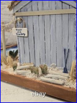 One-of-a-kind illuminated fairyscape/ocean art Seeking My Soul Collection