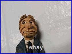 Optometrist Wooden Caricature Carving by Gerald Sears G. Sears