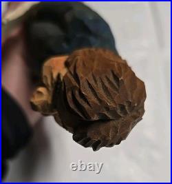 Optometrist Wooden Caricature Carving by Gerald Sears G. Sears