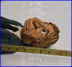 Optometrist Wooden Caricature Carving by Gerald Sears G. Sears