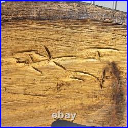 Orca Whale Wood Slab Chainsaw Carving Sculpture Cabin Beach Decor C1 Orca Whale Wood Slab Chainsaw Carving Sculpture Cabin Beach Decor C1