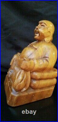 Original Hand Carved Buddha Sculpture by Original Artist