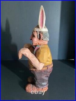 Original Hand Carved Wood-Floyd Rhadigan-Hand Painted 1990