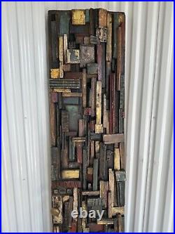 Original Hand Painted & Carved Collectible Wooden 3D Wall Art American Folk Art