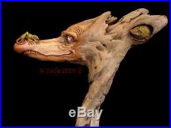 Original Wood Spirit Carving Sculpture Creatures Friends Dragons! Nancy Tuttle