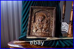 Our Lady of Jerusalem Virgin Mary religious gift housewarming gifts Wood carving