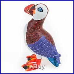 PUFFIN Oaxacan Alebrije Wood Carving Mexican Art Sculpture by Eleazar Morales
