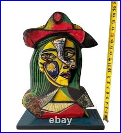 Pablo Picasso Amazing Wood Sculpture 1901-1973 Style Of Sculpture Pablo Picasso Amazing Wood Sculpture 1901-1973 Style Of Sculpture