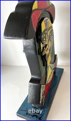 Pablo Picasso Amazing Wood Sculpture 1901-1973 Style Of Sculpture Pablo Picasso Amazing Wood Sculpture 1901-1973 Style Of Sculpture