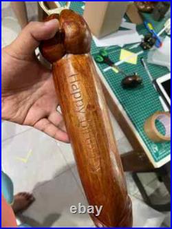 Penis Wood carving 12 Handmade Solid Carving Personalize Gift For Vip Person